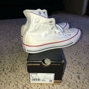 White high top converse